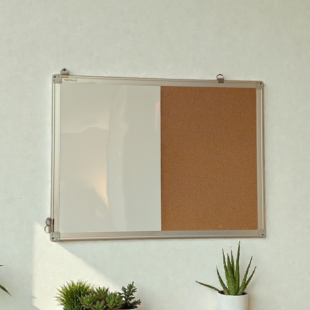Tripollo Corkboard and Whiteboard Combo (EUC)